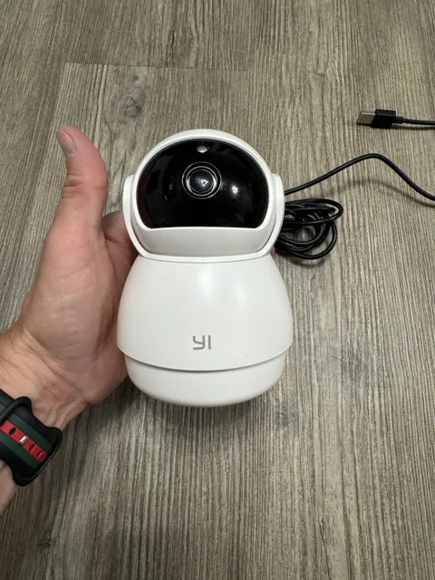 Yi Dome Camera 1080p indoor pan-tilt security camera kit in white