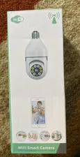 WI-FI Smart Indoor/outdoor Camera light bulb - FHD Image with plug in adaptor