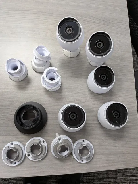 Ubiquiti G5 Camera 2k Bullet Lot, Mounting brackets & Accessories 