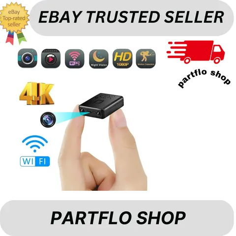 Smart Mini WiFi Camera Wireless 1080P HD Small Night Cam w/Battery Home Security