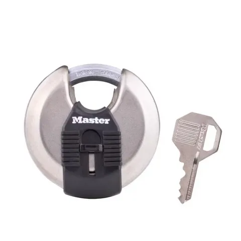 Master Lock Magnum 1-1/2"H 2-3/4"W Stainless Steel Shrouded Padlock