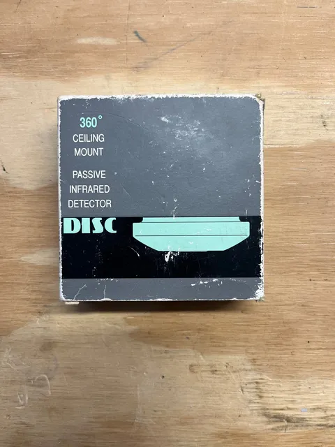 Visonic 0-1111-0 360 Degree Ceiling Mounted Disc Passive Infrared Detector