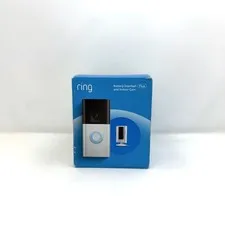 Ring Essential Kit with Battery Doorbell & Indoor Cam SEALED