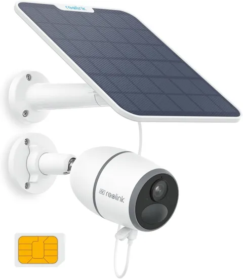 REOLINK 4K 3G/4G LTE Cellular Security Camera Outdoor, Wireless with Solar Panel