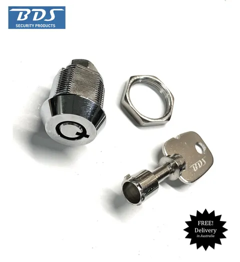 Washing Machine Tubular Vending Lock 16mm W/Giraffe Key -Coin Operated,Greenwald