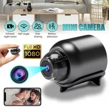 Mini Camara Oculta De Seguridad Espia WiFi 1080P HD Para Casa Con Audio y Video