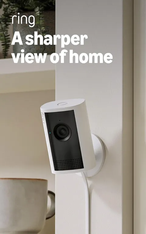 Ring Indoor Cam Plus (newest model) Home/business security Retinal 2K & Zoom 4K