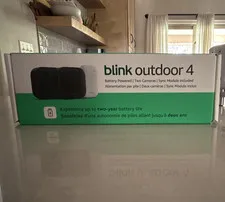 Blink Outdoor 4 2-Pack Wireless Wi-Fi Battery Outdoor 1080p Cameras, Black