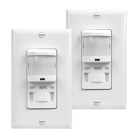 Motion Sensor Light Switch PIR Occupancy Vacancy HeavyDuty 200W Incandescent 15