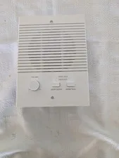 M&S Systems N35 White Push Button Voice Intercom Indoor Speaker