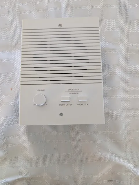 M&S Systems N35 White Push Button Voice Intercom Indoor Speaker