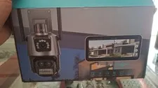 Dual Lens Solar Panel PTZ Wi-Fi Surveillance Camera
