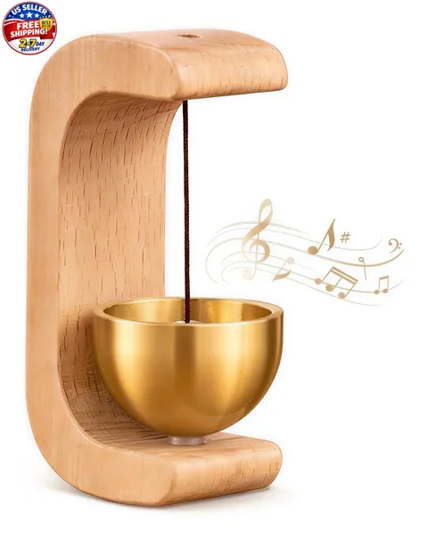 Magnetic Door Chime Bell, Wooden Wind Chime Shopkeepers Doorbell for Door Openin