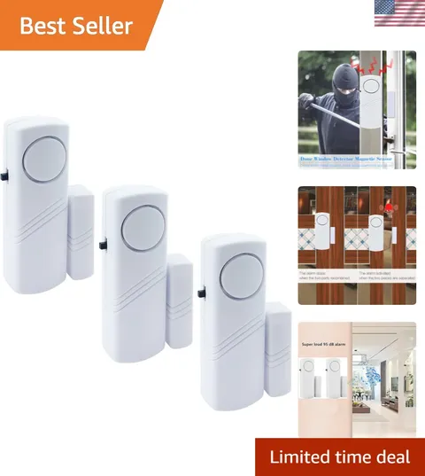 Wireless 90DB Door and Window Alarm System - Protect Your Family Effortlessly