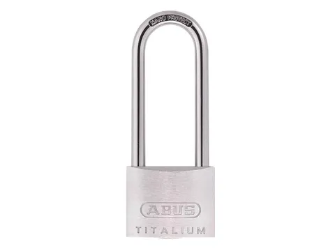 ABUS Mechanical 80TI/40mm TITALIUM™ Padlock 40mm Long Shackle Keyed Alike KA801