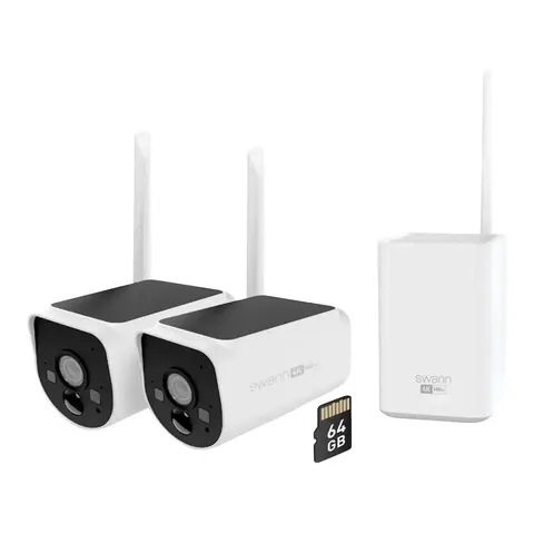 Swann MaxRanger Wi-Fi NVR Camera System 64GB MicroSD Card SWNVK-MAXV2SD2