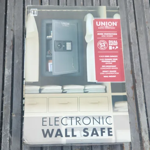 Union .53 Cubic Feet Electronic Wall Safe, Brand New
