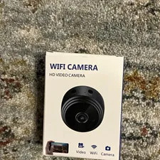 HSR-A9MINI WiFi HD IP Indoor Mini Surveillance Camera, USB Powered, Black