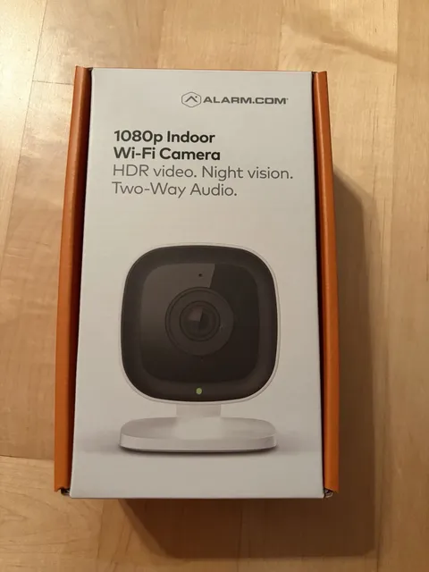 Alarm.com Indoor Wifi Camera, HD Video, Night Vision, Home Security Camera