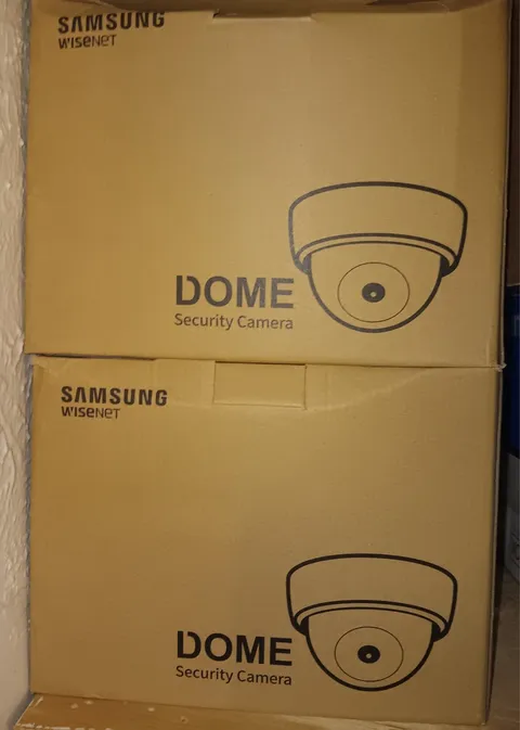 2X Samsung SND-6084RN 2M Full HD Network Dome Security Cameras SND-6084RN/EX