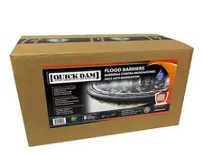Quick dam QD610-8 Water Activated 10 ft. Flood Barrier (8-Pack) 80 Ft.New
