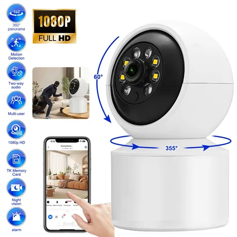 HD 1080P Security Pet Camera Smart Wifi Night Vision Motion Detect Cameras