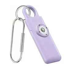 Personal Alarm Keychain for Women (Purple) Purple
