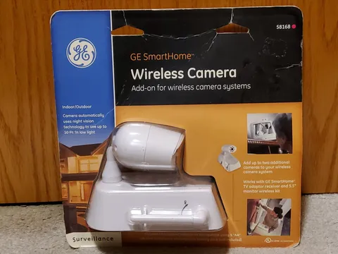 GE Smart Home Wireless Camera Add-on For Wireless Camera Systems New Sealed