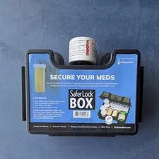 Safer Lock Box Small Medication Lock Box, Combination Lock, BPA-Free