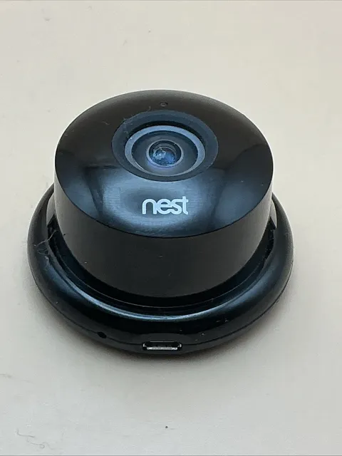 Google Nest Cam Indoor Security Camera 1st Gen A0005 Black Puck Only Tested Work