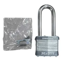6-Pack Master Lock Company 25LJWO 2" Laminated Less Cylinder Padlock