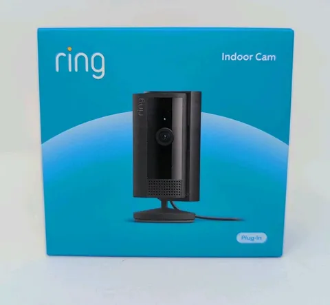 NEW Ring Indoor Cam 2nd Gen Smart Plug-In Security WiFi Black with Privacy Cover