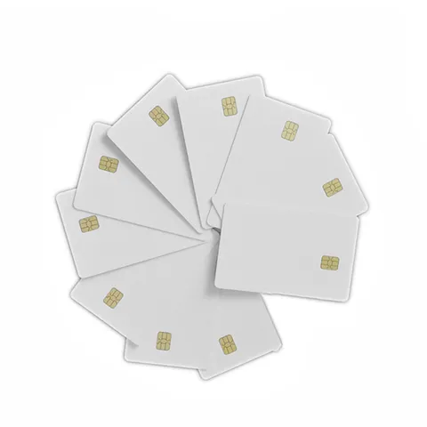 10 Pcs ISO7816 Chip PVC Smart IC Cards For Rental Library Management e