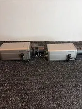 Set Of 2 Samsung SCC-130 Indoor CCTV Box Security Cameras Surveillance