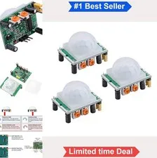 PIR Motion Sensor Module 3 Pack HC-SR501 Infrared Detector Arduino Raspberry Pi