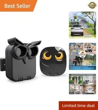 Plug & Play Driveway Alarm - 50-Ft Motion Detection Range for Indoor/Outdoor Use