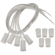 5 Sets RC-33 NC Magnetic Door Switch Security Contact Sensor Alarm - White