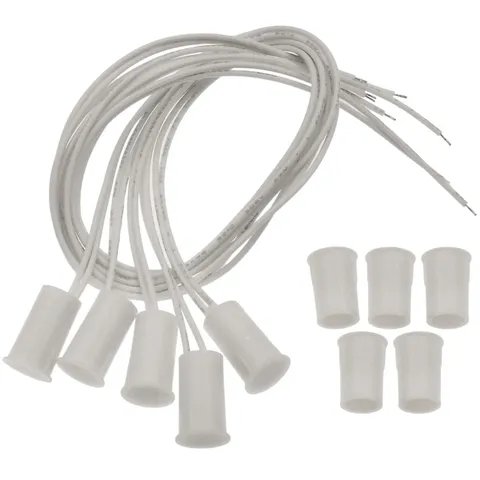 5 Sets RC-33 NC Magnetic Door Switch Security Contact Sensor Alarm - White
