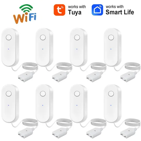 New Tuya WiFi Water Leakage Sensor SmartLife APP Control Home Security Alarm Lot