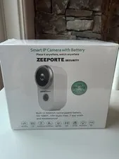 NIB ZEEPORTE Smart IP Camera with Battery Wireless WiFi Security Camera 1080P