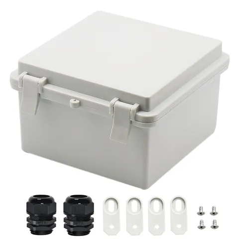 Zulkit Junction Box ABS Plastic Dustproof Waterproof 5.9" x x 3.5", Grey 