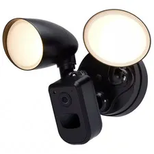 Starfish Smart Outdoor Hardwired Floodlight Security Camera with Color Night Vis