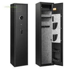 Blacksmith Multifunctional Home Safe with Fingerprint and Electronic Keypad...