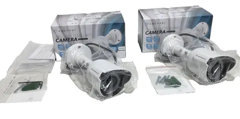 LOT OF 2 Amcrest AMC960HBC 960H 800+TVL 960H Bullet Security Camera Night Vision