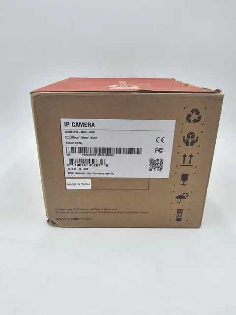 IC Realtime IPEL-M40F-IRW1 2 X 2MP Dual Lens IP Wedge Dome Camera/Starlight
