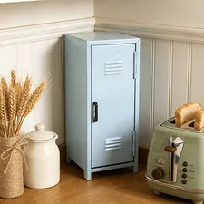 4 Colors Compact Metal Storage Cabinet Mini Safe Box