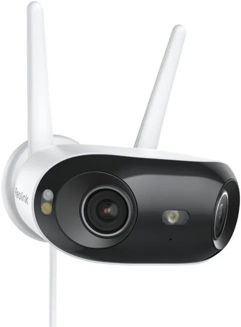 REOLINK 4K 8MP 180° Panoramic Outdoor Security Camera, Dual-Lens Elite Wifi