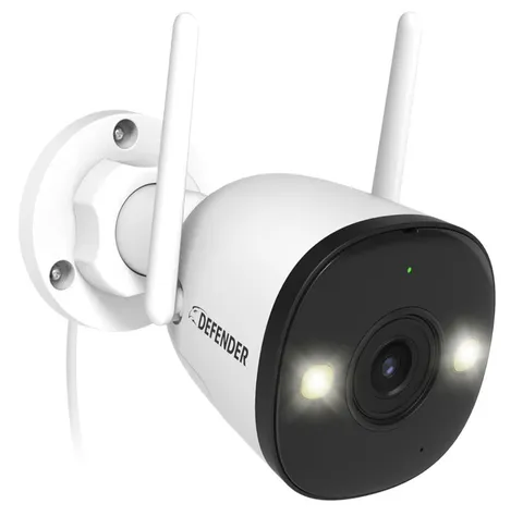 AI Powered 4K Guard Pro WiFi 6 Plug-in Outdoor Security Camera by Defender