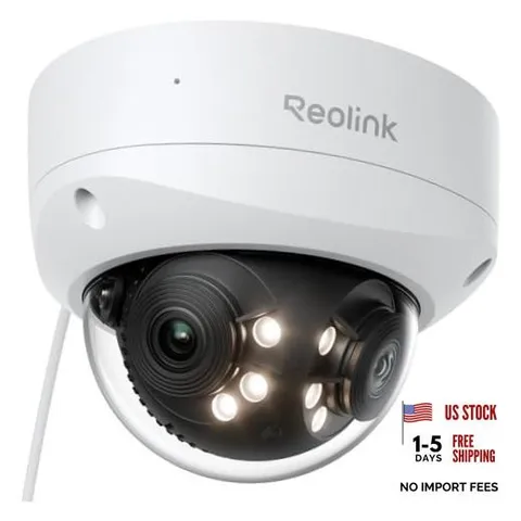 Duo 3V PoE 16MP Dual-Lens PoE Security Camera & IK10 Vandal-Proof | 180°
