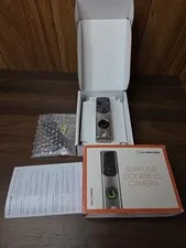 Alarm.com ADC-VDB105 Slim Line Doorbell Camera Silver New Open Box